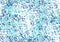 Seamless pattern with blue and white chaos mosaic