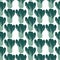 Seamless pattern with bok choi, also pak-choi, Chinese kale.