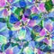 Seamless pattern in bold color concept. Surreal vivid flowers with atypical colors, psychedelic-inspired floral pattern