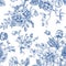 Seamless pattern with bouquet of flowers.