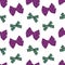 Seamless pattern bows animals spots vector illustration