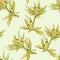 Seamless pattern of branches
