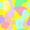 Seamless pattern of bright abstract drawings. Vector illustration of color shapeless patterns.