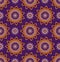 Seamless pattern with bright element.