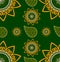 Seamless pattern with bright element.