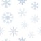 Seamless pattern bright snowflake background