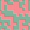 Seamless pattern of broken colored lines