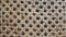 Seamless pattern of brown bamboo weave background of table, basket or furniture in vintage tone.