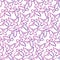 Seamless pattern with butterfly. Summer pink background with butterfly silhouettes
