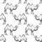 Seamless pattern with camel