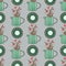 Seamless pattern with camomile