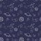 Seamless pattern with cats in space