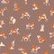 Seamless pattern with charming Akita Inu performing daily activities. Backdrop with cute purebred dog or puppy