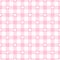 Seamless Pattern Check With Hearts Pink And White