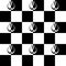 Seamless pattern with checkered design.