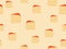 Seamless pattern with cheese. Cheese with holes. Vector