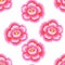 Seamless pattern. Cherry blossom. Pattern with pink flowers. Ornament with oriental motifs. Vector