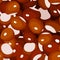 Seamless pattern with chestnuts. Vector EPS 8.