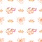 Seamless pattern. Children\\\'s drawings with wax crayons