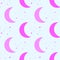 Seamless pattern. children`s pattern. night pattern. moon and star