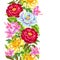 Seamless pattern with China flowers. Bright buds of magnolia, peony, rhododendron and chrysanthemum