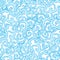 Seamless pattern with chinese oriental clouds