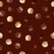 Seamless pattern with chocolate sweets