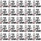 Seamless pattern of choose man and woman Thai word