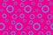 Seamless pattern with circles. Abstract background with bubbles, pink wallpaper. Fantasy water illustration