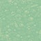 Seamless pattern of clams and shells on a turquoise background