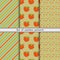 Seamless pattern with cloudberries.