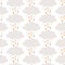 Seamless pattern with clouds and raindrops in neutral, Autumn colours