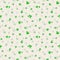 Seamless pattern with clover leaves.Magical plant. Background for St. Patrick\\\'s Day. Green endless backdrop with trefoils