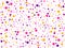 Seamless pattern with colored circles. Celebratory background with dots. Vector