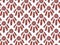 Seamless pattern of colored hand-drawn dream catchers with feathers and beads on a white background. Native American traditional t