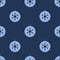 Seamless pattern with colored plain Christmas balls. Snowflake pattern. Festive flat style design for packaging and