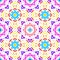 Seamless pattern colorful abstract painting , doodle mandala art for background.