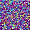 Seamless Pattern of Colorful confetti