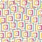 Seamless pattern with colorful pastel squares vector