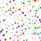 Seamless Pattern with Colorful polka dots