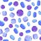 Seamless pattern with colorful precious stones