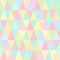 Seamless Pattern of Colorful Triangles