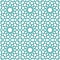 Seamless pattern with combines circles, triangles, squares and other shapes in an aesthetic composition.