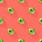 Seamless pattern consisting of apples