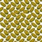Seamless pattern with Courge Spaghetti Squash