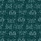 Seamless pattern with cute animal masks