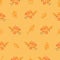 Seamless pattern with cute cartoon birds.