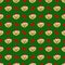 Seamless pattern with cute cartoon Labrador. Christmas pattern. Vector illustration.