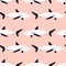 Seamless pattern with cute cartoon sea animals - shark. Art can be used for childish books, placard, postcard.