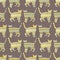 Seamless pattern with Cute Cats. A pattern of pixel Cats. Funny lovely Cats.